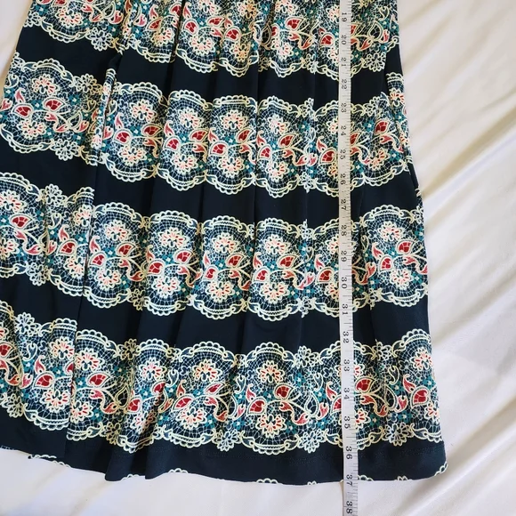 NWT Perceptions tank dress blue floral 10p sheath - Picture 3 of 14